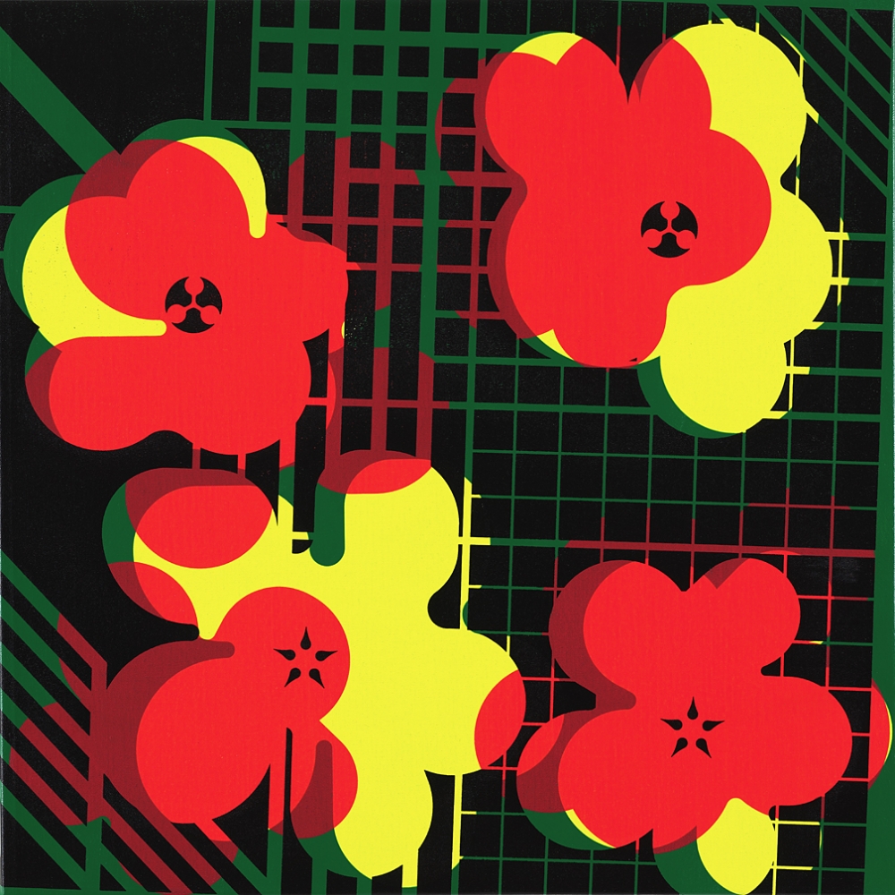 Ryan McGinness Warhol Flower Icon (WFI.24.7)