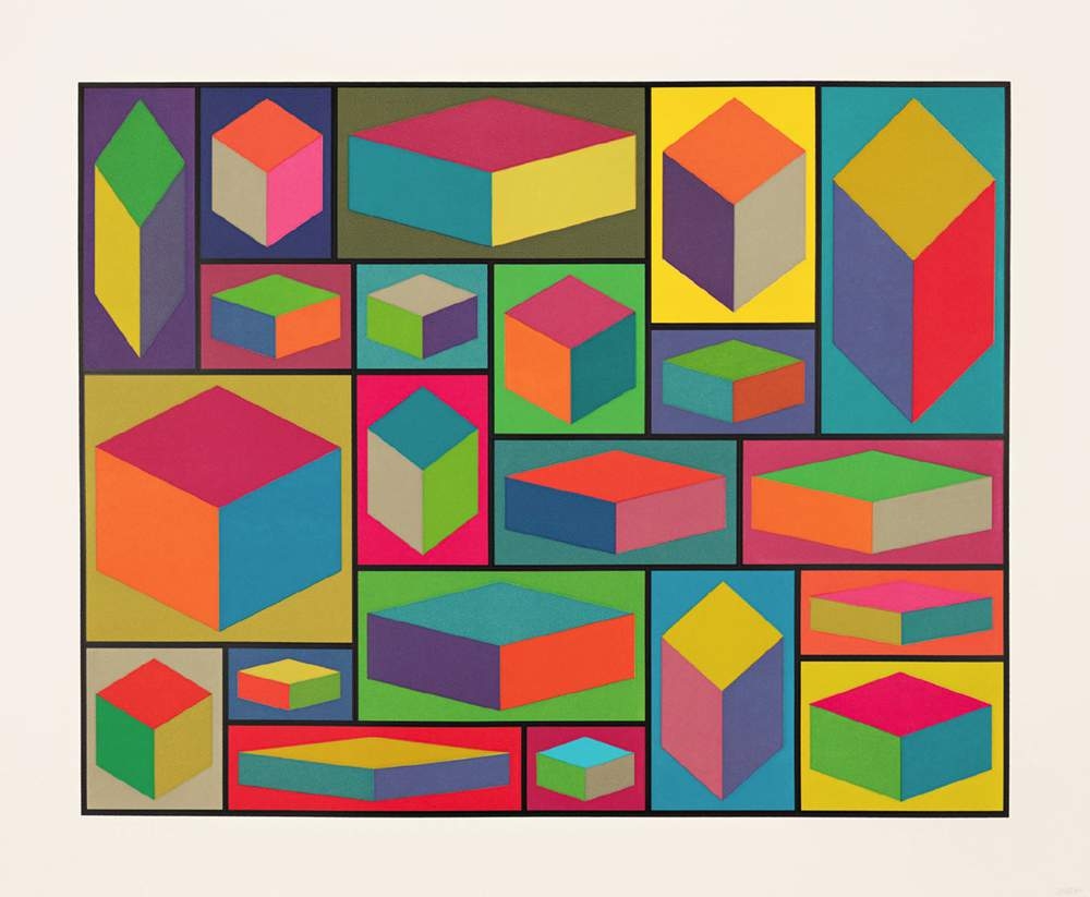 Sol Lewitt Distorted Cubes (E)