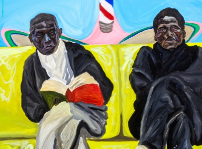 Two Men Walk Into a Barbershop, as Envisioned by Marcus Brutus