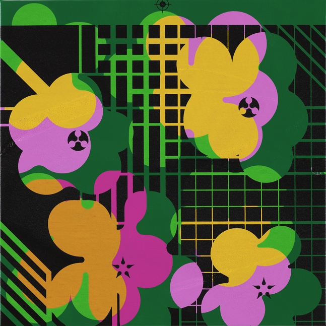 Ryan McGinness Warhol Flower Icon (WFI.14.125)
